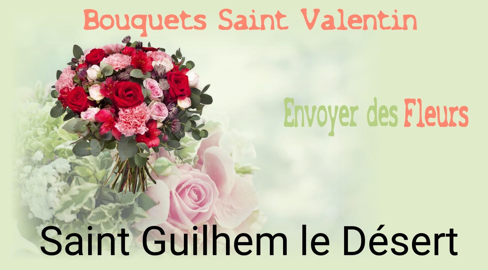 Roses de Saint-Valentin livrées à Saint-Guilhem-le-Désert